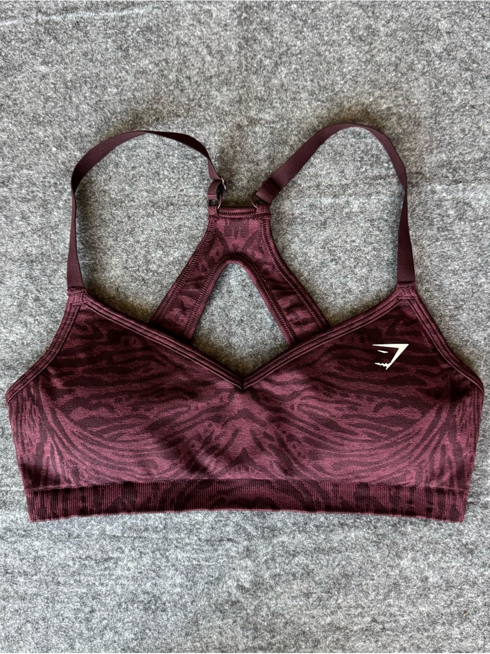 Gymshark Adapt Animal Seamless Style Cherry Purple Reset Sports Bra